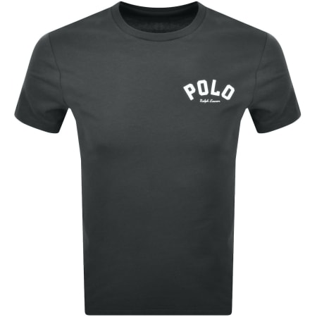 Product image for Ralph Lauren Logo Crew Neck T Shirt Black