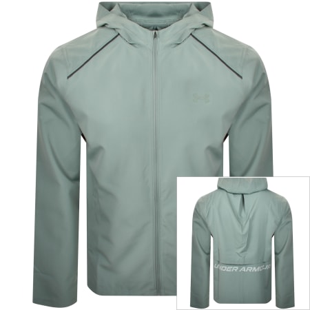 Product image for Under Armour Launch Hooded Jacket Green