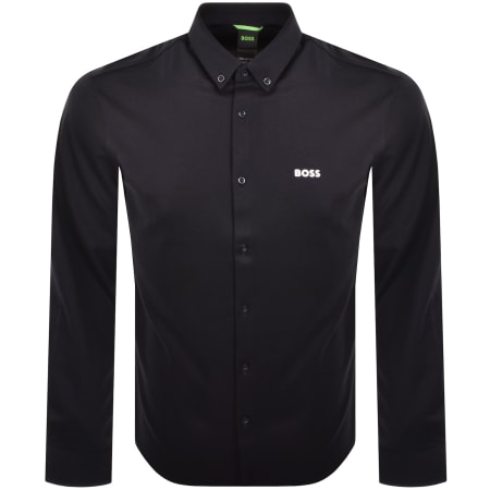 Product image for BOSS B Motion Long Sleeve Shirt Navy