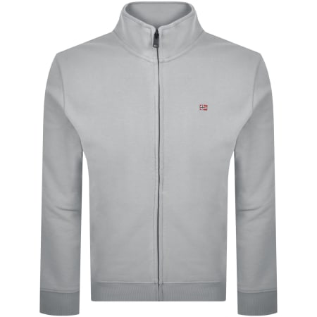 Product image for Napapijri Balis Full Zip Sweatshirt Ultimate Grey