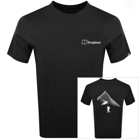 Product image for Berghaus Grappled Logo T Shirt Black