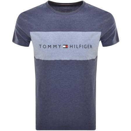 Product image for Tommy Hilfiger Lounge Logo T Shirt Navy