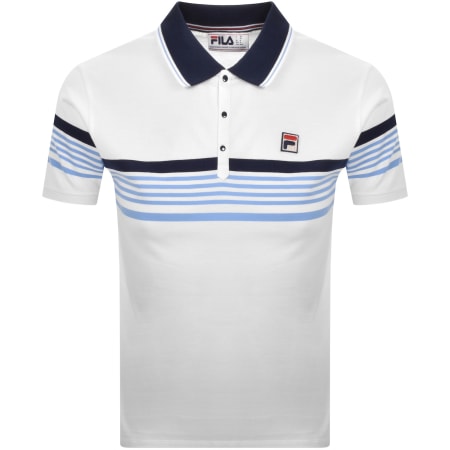 Product image for Fila Vintage Francis Polo T Shirt White