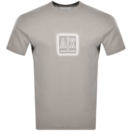 Product image for Armani Exchange Logo T Shirt Roasted Cashew