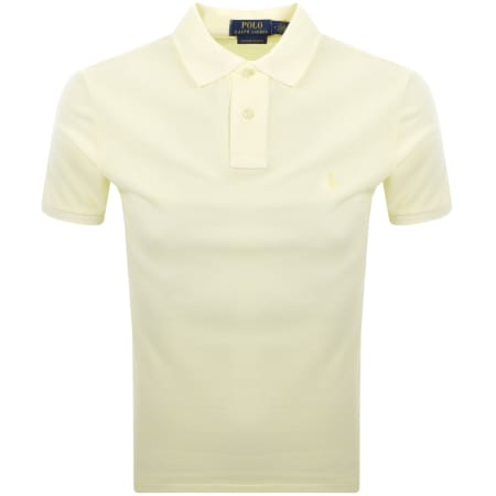 Product image for Ralph Lauren Short Sleeve Polo Lime Yellow