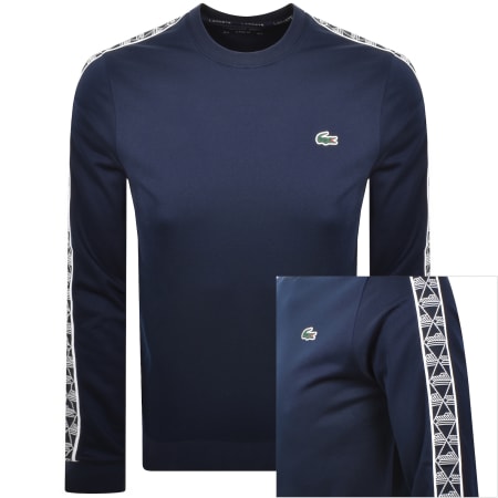 Product image for Lacoste Sport Tape Sweatshirt Navy