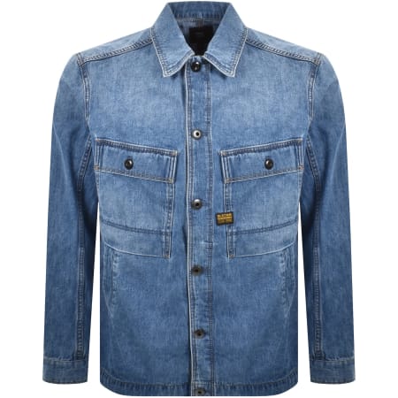 Product image for G-Star Mosa Denim Overshirt Blue