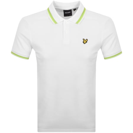 Product image for Lyle And Scott Multi Tipped Polo White