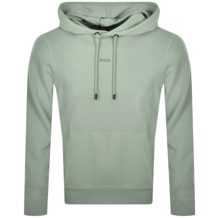 Product image for BOSS Wesmall Pullover Hoodie Green