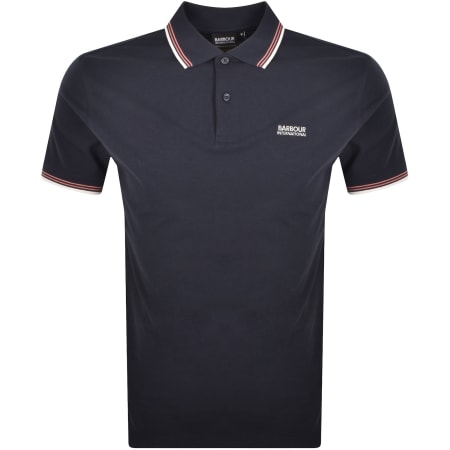 Product image for Barbour International Ethan Polo T Shirt Navy