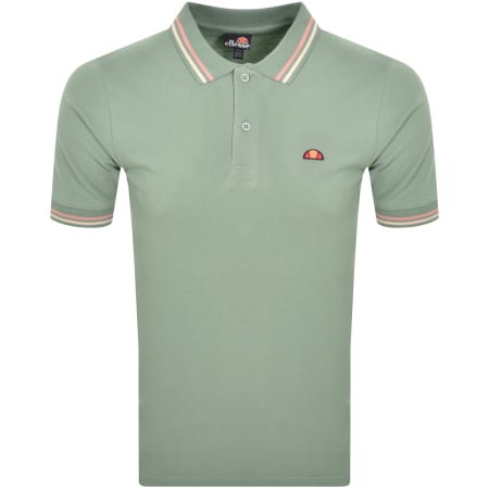 Product image for Ellesse Rooks Tipped Polo T Shirt Green