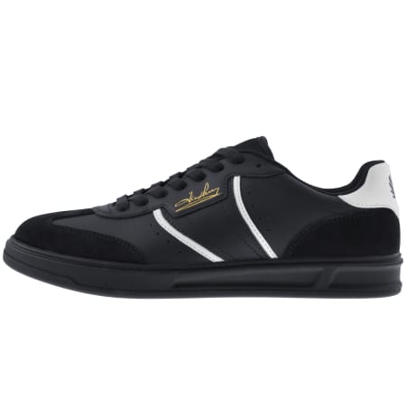 Product image for Fred Perry B4 Leather Trainers Navy