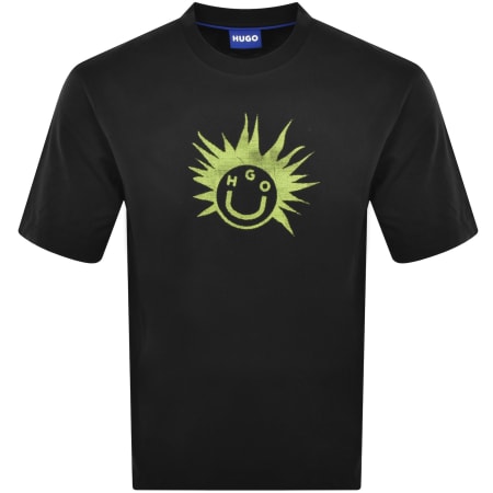 Product image for HUGO Blue Nugix T Shirt Black