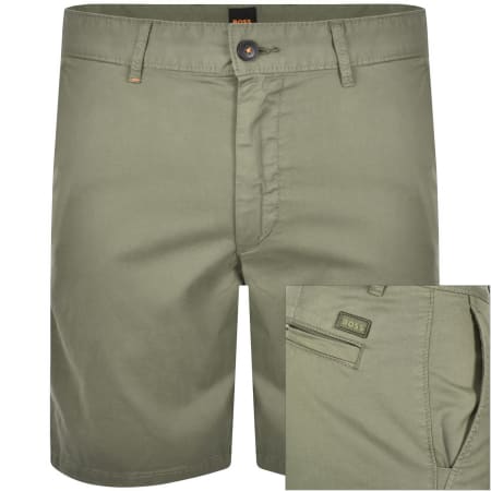 Product image for BOSS Chino Slim Shorts Green
