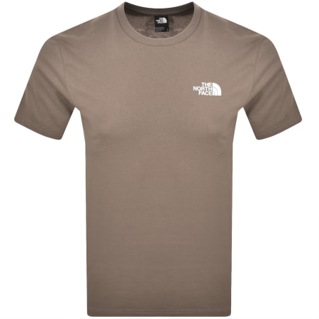 Product image for The North Face Simple Dome T Shirt Brown