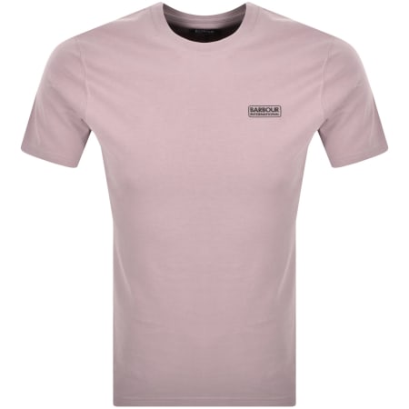 Product image for Barbour International Small Logo T Shirt Purple