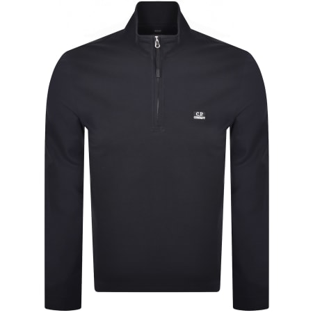 Product image for CP Company Half Zip Polo Navy