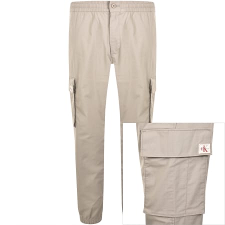 Product image for Calvin Klein Jeans Skinny Cargo Trousers Khaki