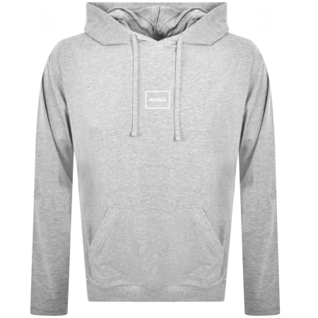 Product image for HUGO Laze Hoodie Medium Grey
