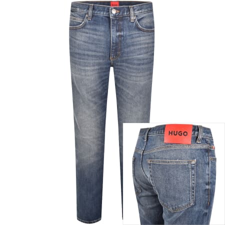 Product image for HUGO 734 Extra Slim Jeans Mid Wash Blue