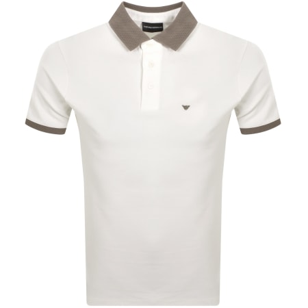 Product image for Emporio Armani Polo T Shirt White
