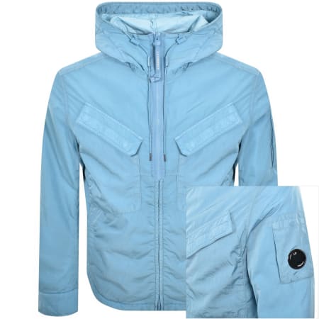 Product image for CP Company Chrome-R Padded Overshirt Blue