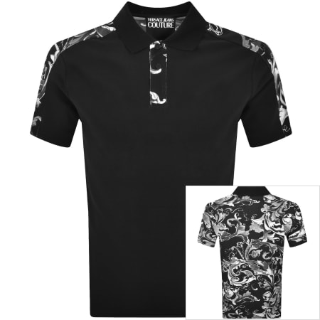 Product image for Versace Jeans Couture Barocco Polo Black