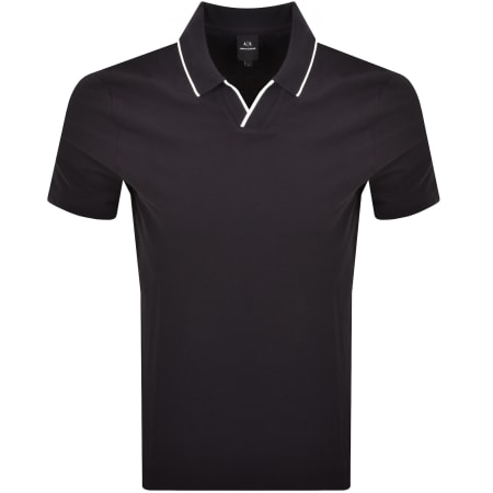 Product image for Armani Exchange Polo T Shirt Navy