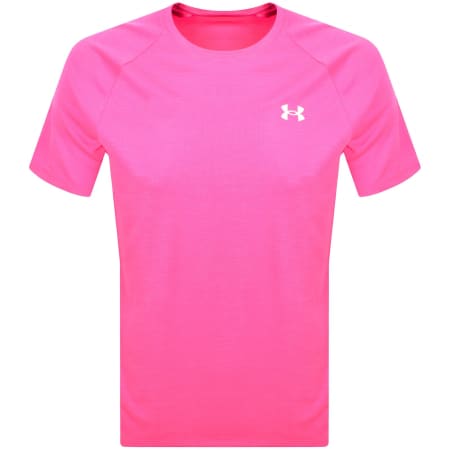 Product image for Under Armour Tech Textured T Shirt Pink