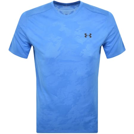 Product image for Under Armour Tech Jacquard T Shirt Blue