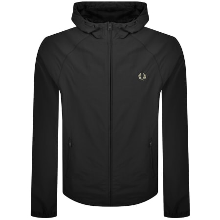 Product image for Fred Perry Hooded Shell Jacket Black