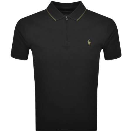 Product image for Ralph Lauren Short Sleeve Polo Black