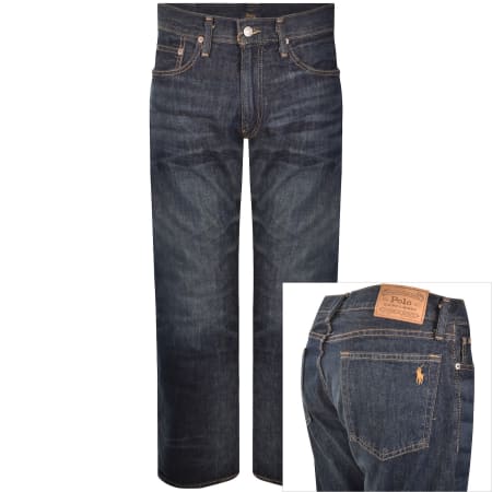 Product image for Ralph Lauren Hampton Straight Fit Mid Wash Jeans