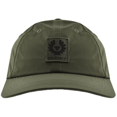 Product image for Belstaff Ripple Shell Cap True Olive Green