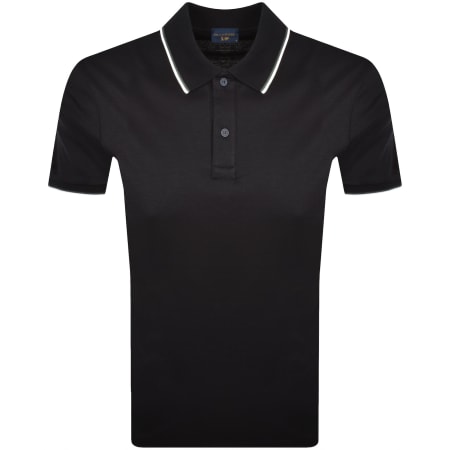 Product image for Paul And Shark Logo Polo T Shirt Navy Blue