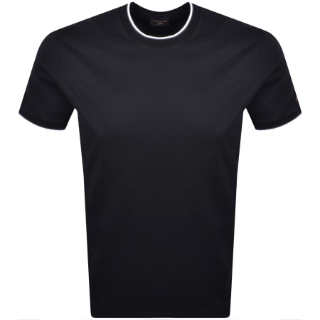 Product image for Paul And Shark Logo T Shirt Navy Blue