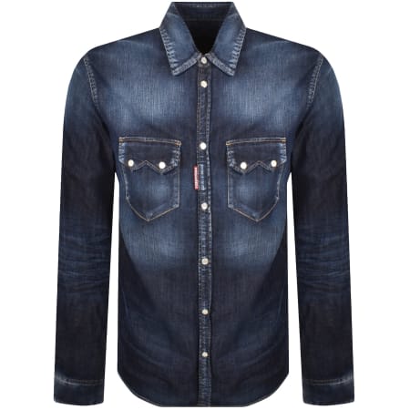 Product image for DSQUARED2 Relax Dan Denim Shirt Blue