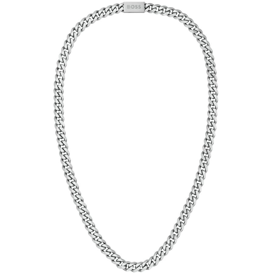 Image number 1 for BOSS Chain Necklace Silver