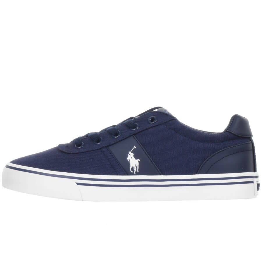 ralph lauren hanford canvas trainers navy
