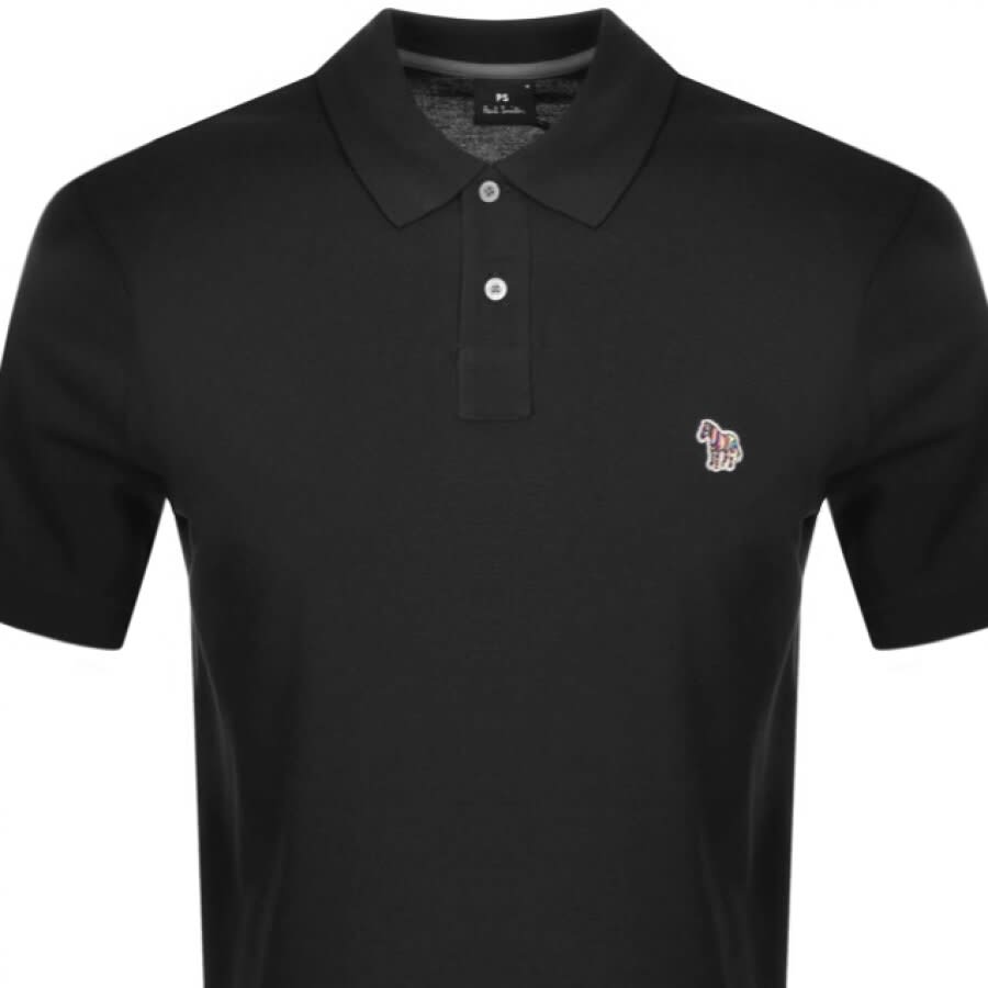 Image number 2 for Paul Smith Regular Polo T Shirt Black