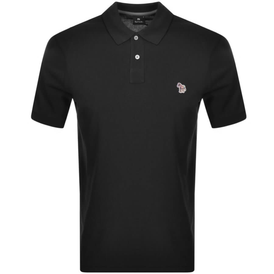 Image number 1 for Paul Smith Regular Polo T Shirt Black