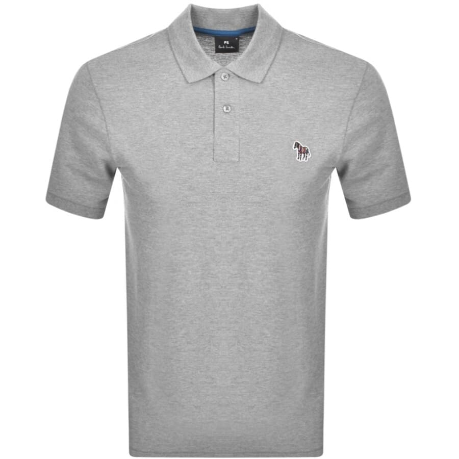 Image number 1 for Paul Smith Regular Polo T Shirt Grey