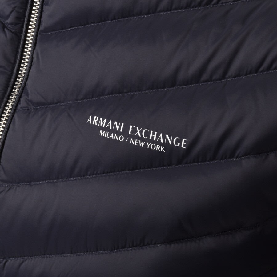 Image number 3 for Armani Exchange Padded Down Jacket Navy