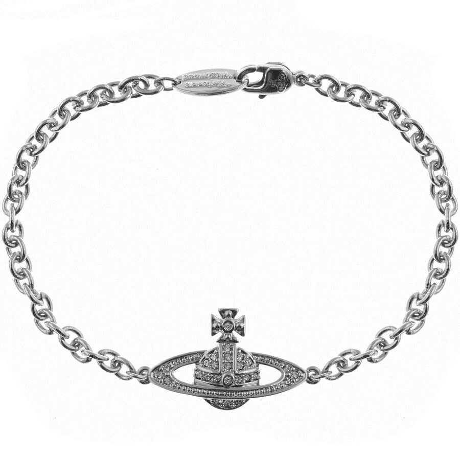 Image number 1 for Vivienne Westwood Bas Relief Chain Bracelet Silver