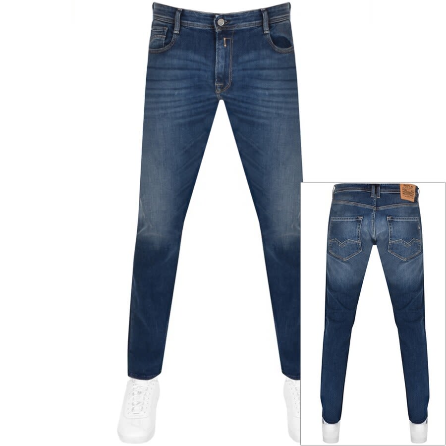 Replay Contrast-Hem Straight Pants main image 1