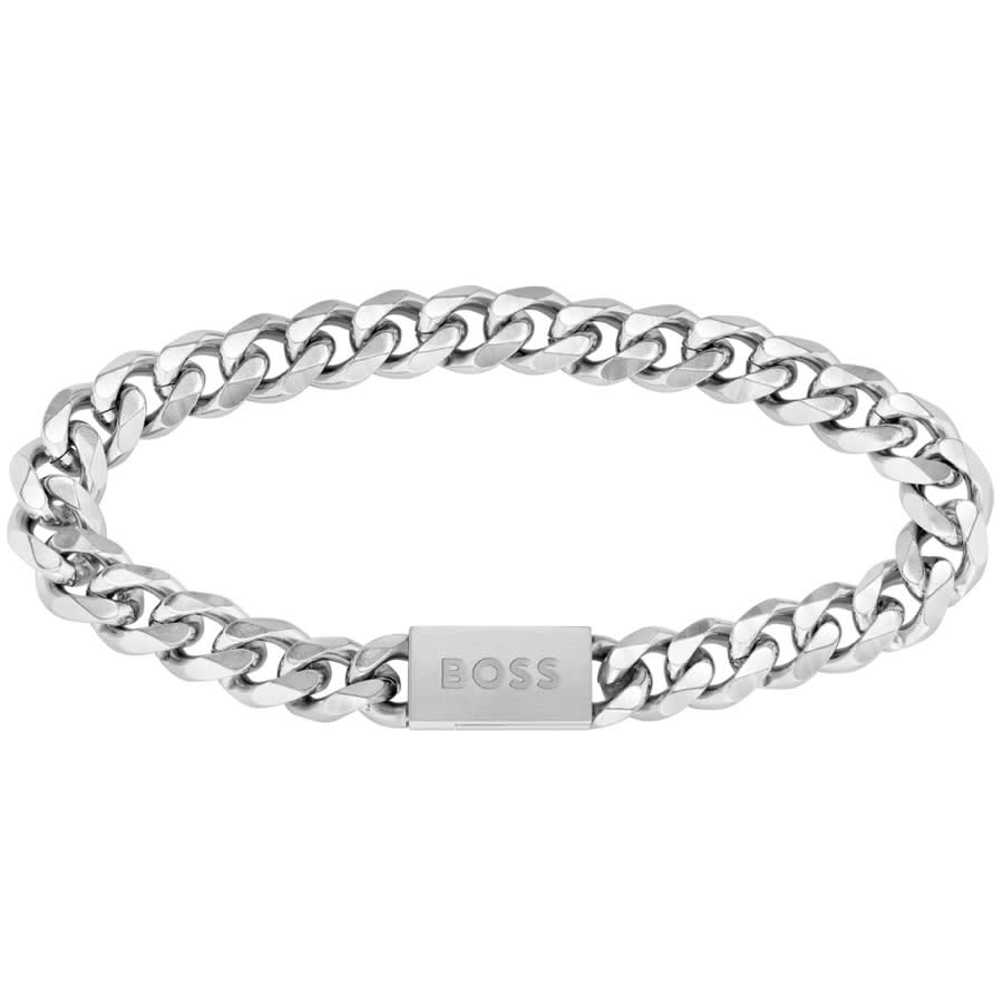 Image number 1 for BOSS Chain Link Bracelet Silver