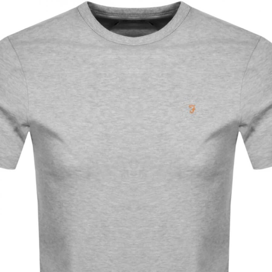Image number 2 for Farah Vintage Danny T Shirt Grey