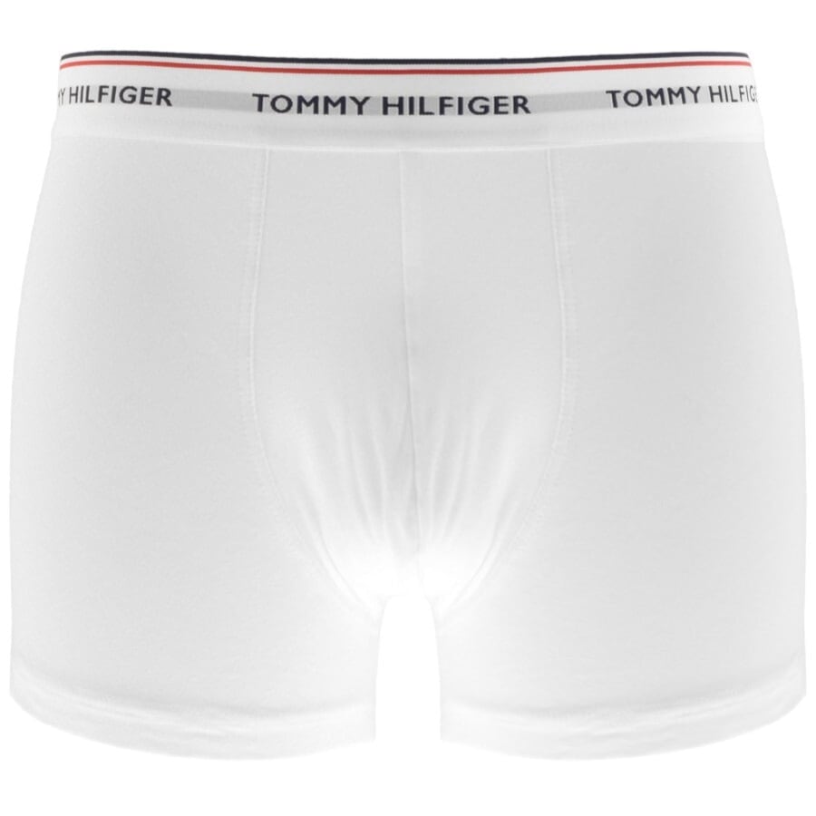 Image number 2 for Tommy Hilfiger Underwear 3 Pack Trunks White