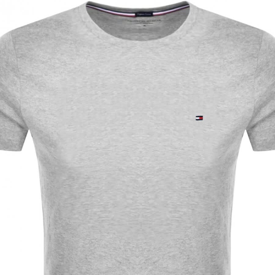 Image number 2 for Tommy Hilfiger Core Slim T Shirt Grey