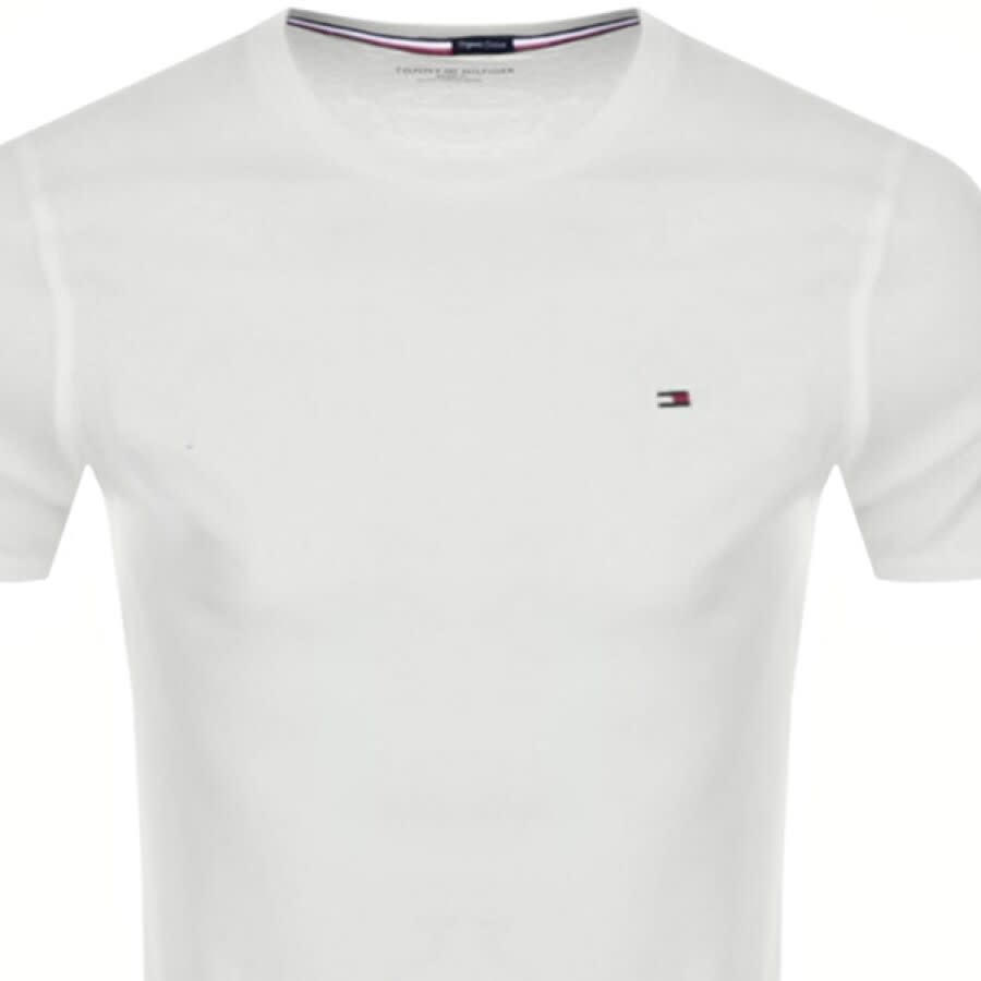 Image number 2 for Tommy Hilfiger Core Slim Fit T Shirt White